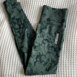 Gymshark green camo leggings
